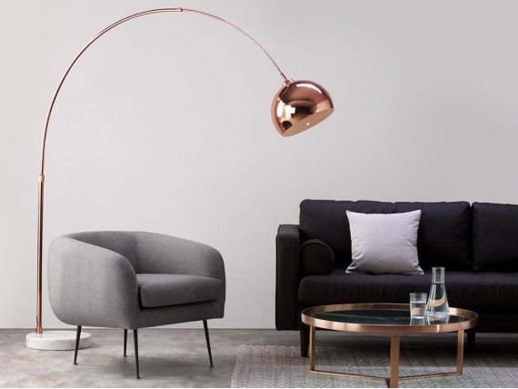 Copper lamp