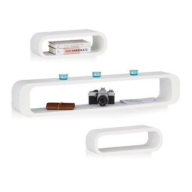 Amazon oblong wall shelves