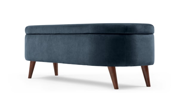 Made.com - Velvet ottoman