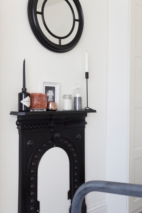 treasure - fire surround in the bedroom