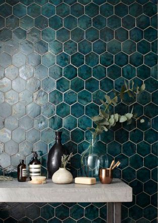 teal tiles - pinterest